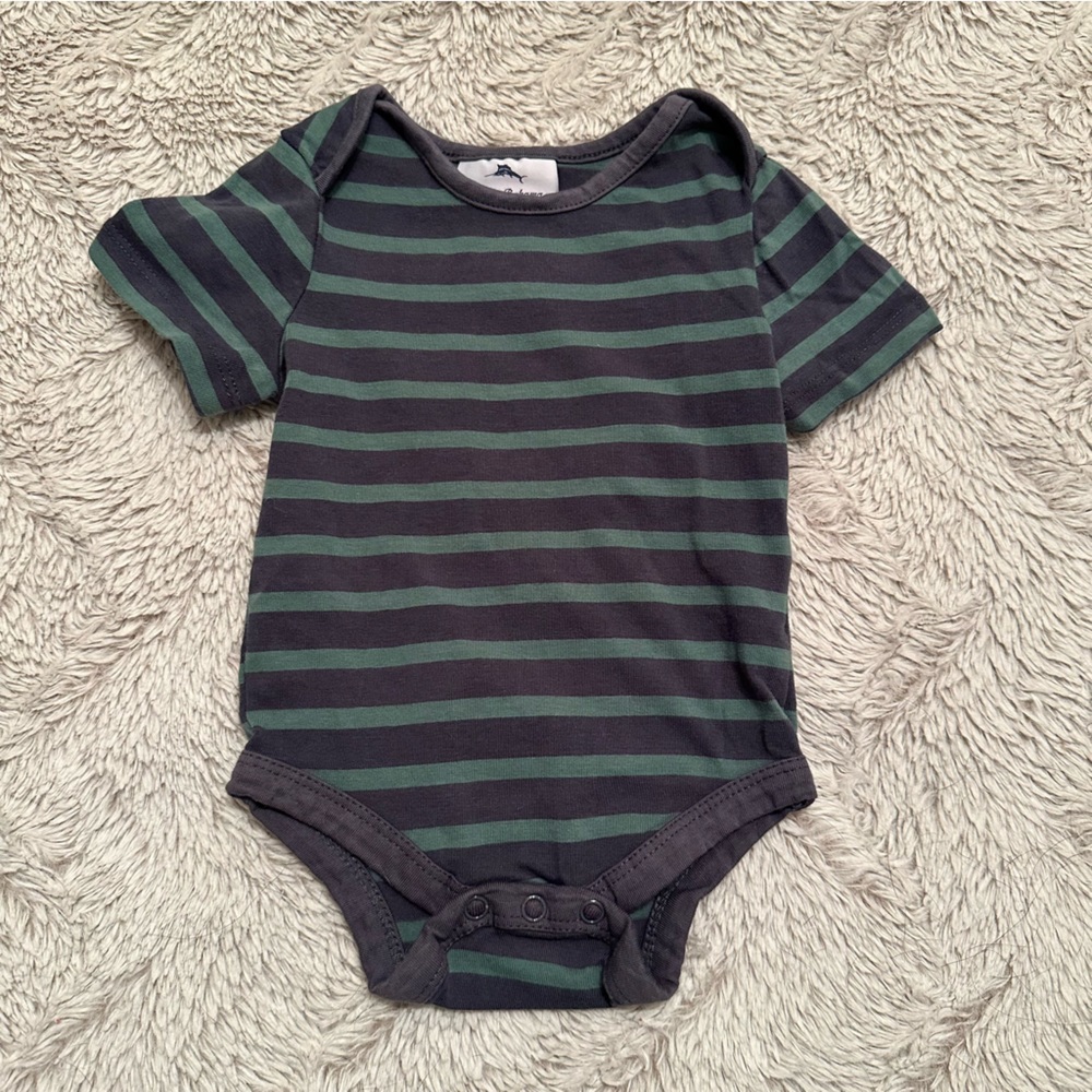 Tommy Bahama striped onesie